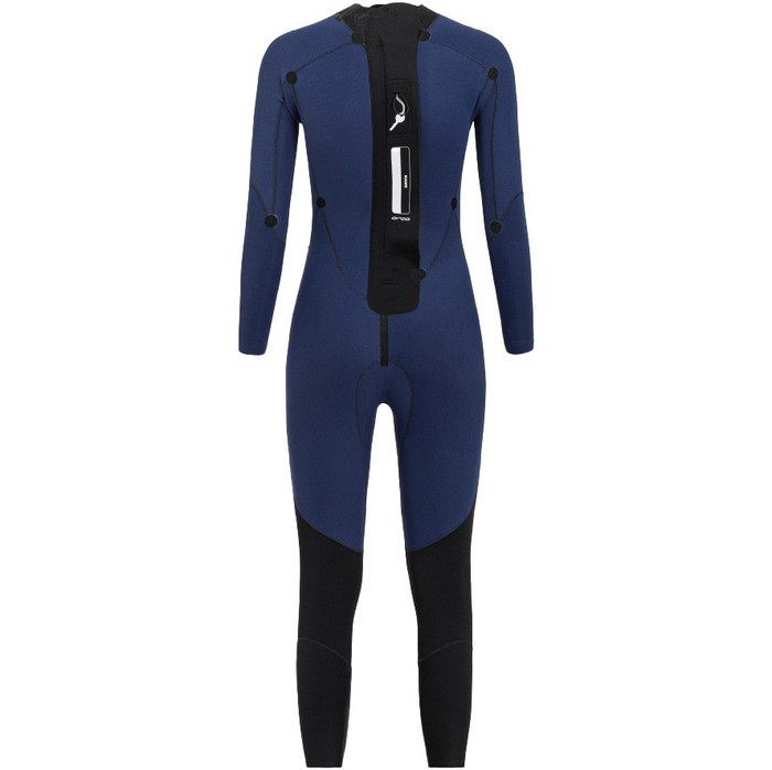 2024 Orca Womens Zeal Perform Back Zip Open Water Swim Wetsuit NN6F4601 - Black